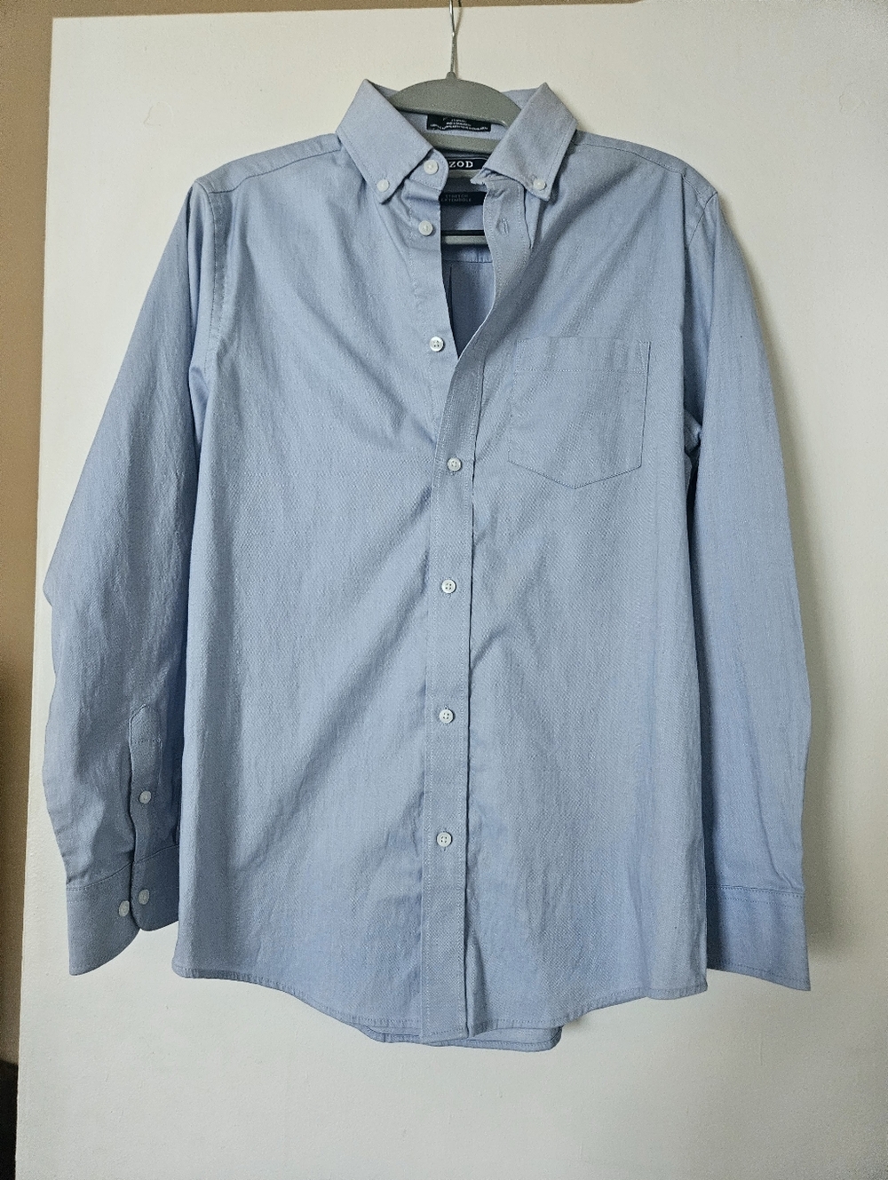 Izod Light Blue Button-Down Dress Shirt